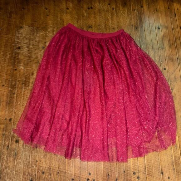 Matilda Jane Moments with You Sparkle City flowy boho M skirt - Picture 4 of 6